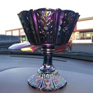 Fenton Carnival Glass Candy Dish